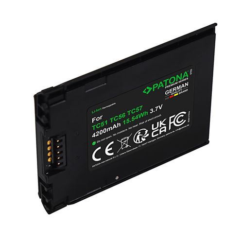 PATONA Premium battery for Zebra TC51 BTRY-TC51-43HC1-01, PATONA 6793 4055655251679