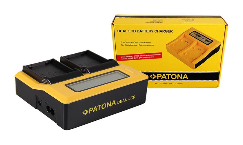 PATONA Dual LCD USB Charger for Samsung BP1900 BP-1900 EDBP1900 ED-BP-1900, PATONA 7670 4055655137676