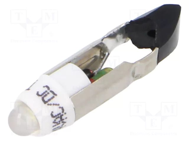 LED lamp; white; T5,5K; 24VDC; 24VAC; plastic; 3mm; -20÷60°C CML INNOVATIVE TECHNOLOGIES 1504135W3D
