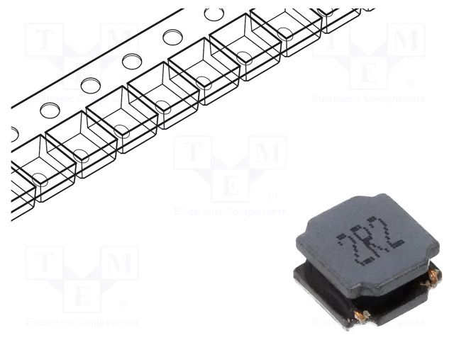 Inductor: wire; SMD; 2.2uH; Ioper: 6A; 15.6mΩ; ±20%; 8x8x4.2mm JANTEK JNR8040-2R2M-M