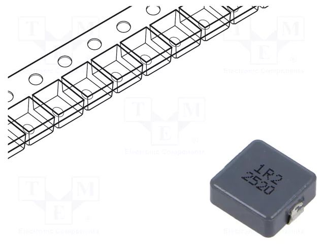 Inductor: wire; SMD; 1.2uH; ±20%; M; 11x10x3.8mm JANTEK JRPI1004M-1R2M