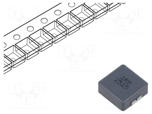 Inductor: wire; SMD; 1.8uH; ±20%; M; 13.5x12.5x4.8mm JANTEK JRPI1205M-1R8M