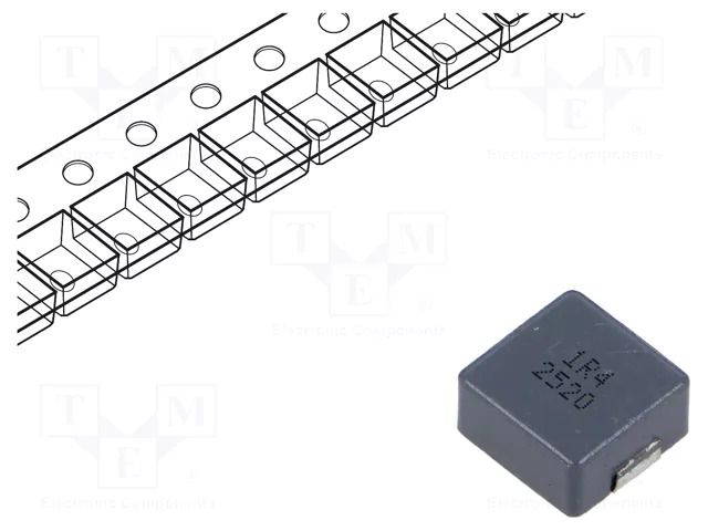 Inductor: wire; SMD; 1.4uH; ±20%; 13.5x12.5x6.2mm JANTEK JRPI1265M-1R4M