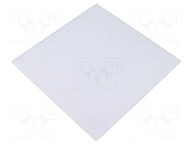 Decorative panel; glass; white matt; 170x170x10mm ORNO OR-WL-3204/MW