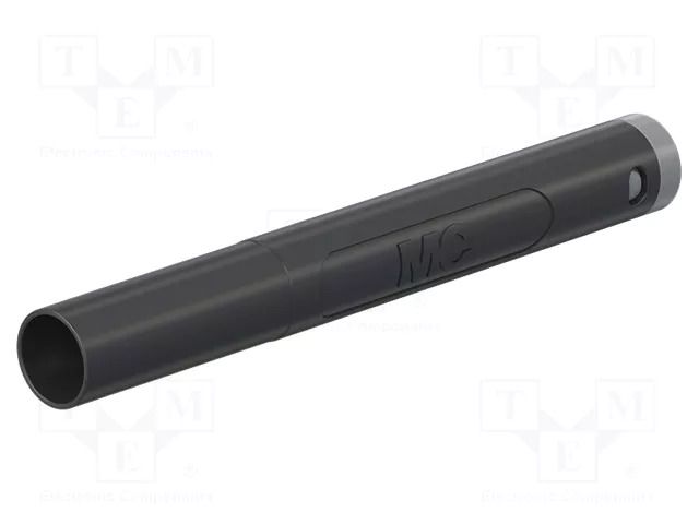 Connector: 4mm banana; plug; 19A; 1kV; black; insulated; 1mm2 STÄUBLI SACR10-4A-39-TW-21