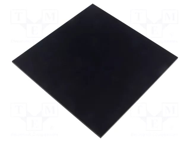 Decorative panel; plexiglass PMMA; matt black; 170x170x10mm ORNO OR-WL-3203/MB