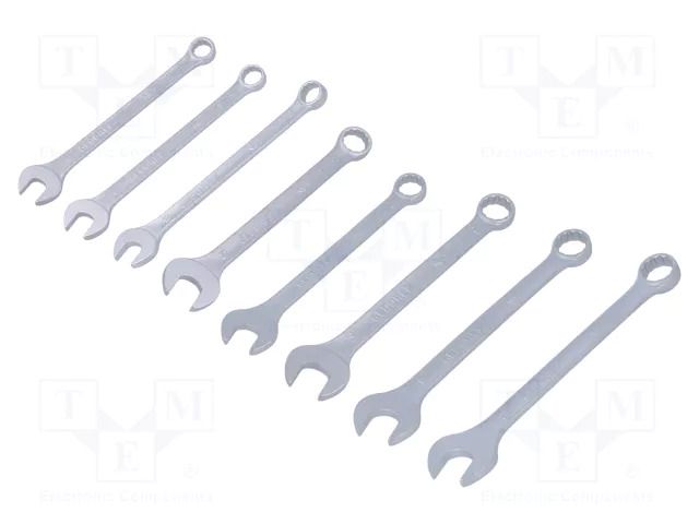 Wrench-set; combination spanner; Chrom-vanadium steel; 8pcs. GEDORE GEDORE-6092850