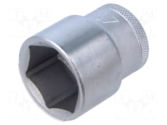 Socket; 6-angles,socket spanner; 27mm; 1/2"; tool steel; L: 41.5mm GEDORE GEDORE-6132150
