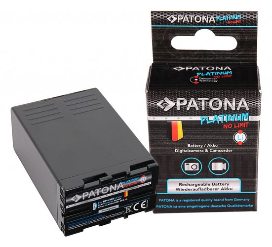 PATONA Platinum Battery BP-U100 for Sony PMW-EX1 EX3 F3 F3K F3L FX5 FX7 FX9 PMW-150 with 2x D-TAP, PATONA 1341 4055655221030