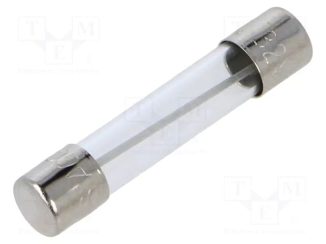 Fuse: fuse; 12A; 32VAC; quick blow; cylindrical,glass; 6.3x32mm EATON/BUSSMANN BK-AGC-12-R