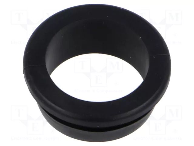 Grommet; Ømount.hole: 22mm; Øhole: 18mm; black; PVC; 16227 ESSENTRA ESS-10091166
