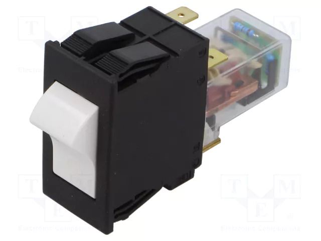 Circuit breaker; 11A; Poles: 1; SNAP-IN; TA45 2P; Leads: connectors SCHURTER TA45-ABTWF110E4