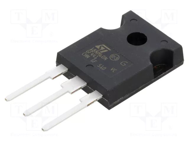 Transistor: N-MOSFET; unipolar; 600V; 8.19A; Idm: 52A; 130W; TO247 STMicroelectronics STW18NM60N