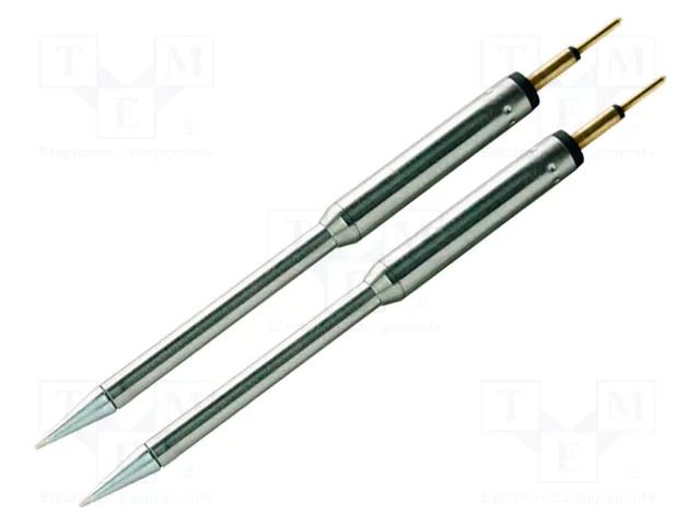 Tip; chisel; 0.6mm; 357°C; for hot tweezers; 2pcs; UltraFine METCAL UFT-6CH9006S