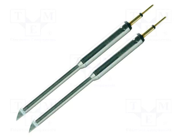 Tip; knife; 0.29mm; 413°C; for hot tweezers; 2pcs; UltraFine METCAL UFT-7PW2954C