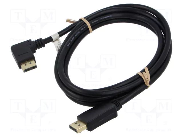 Cable; DisplayPort plug,DisplayPort plug 90° left/right; PVC GOOBAY GOOBAY-77053