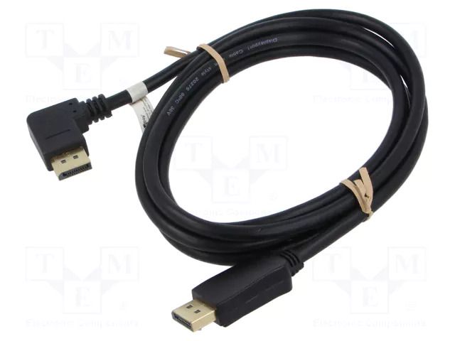 Cable; DisplayPort plug,DisplayPort plug 90° left/right; PVC GOOBAY GOOBAY-77055