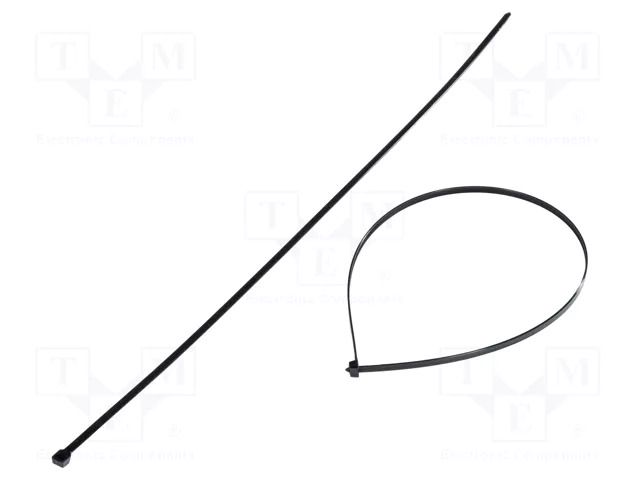Cable tie; L: 775mm; W: 7.6mm; black; polyamide; 534N; Ømax: 229mm PANDUIT PLT9LH-L0