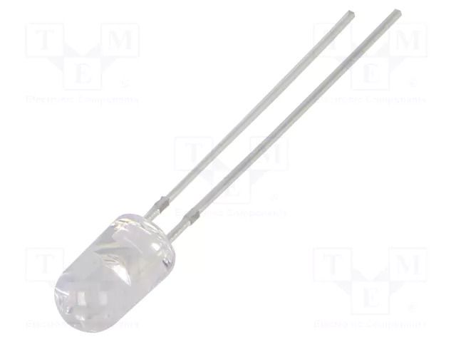 LED; orange; 5mm; 14400÷18000mcd; 15°; Front: convex; 2.1÷2.6VDC OPTOSUPPLY OSO5PA5E11B