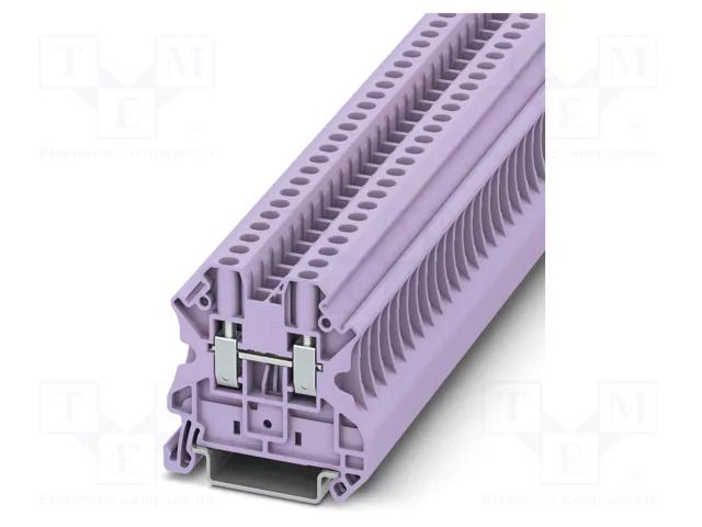 Splice terminal: rail; UT; 32A; 1kV; screw terminal; PA; L: 46.9mm PHOENIX CONTACT UT4VT