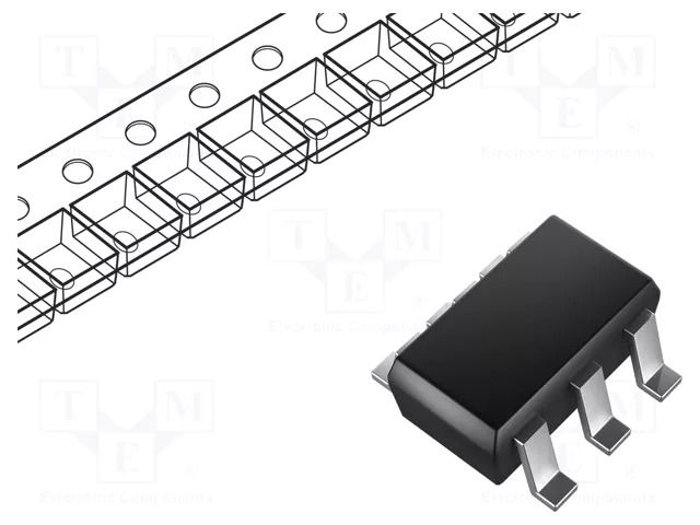 IC: driver; single transistor; current regulator,LED driver INFINEON TECHNOLOGIES BCR431UXTSA1