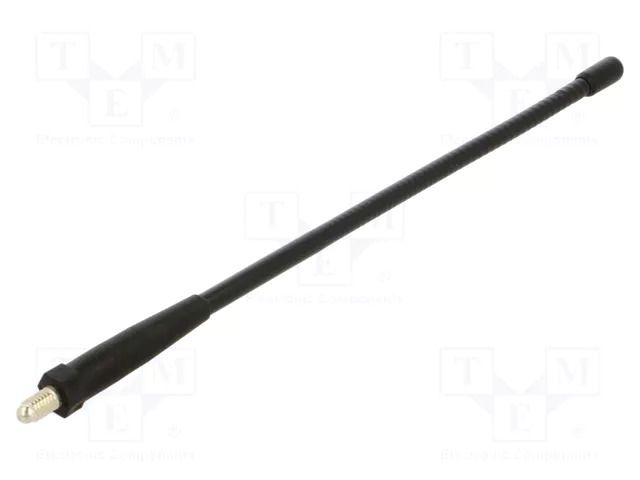Antenna mast; car top,automotive,external; 220mm; M6; AM,DAB,FM MTA 7551046