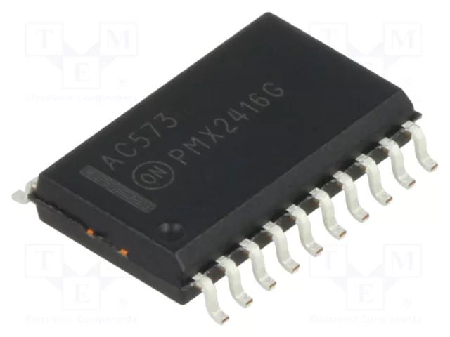 IC: digital; latch transparent; Ch: 8; 2÷6VDC; SMD; SO20-W; AC; AC ONSEMI MC74AC573DWG