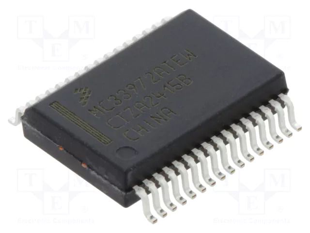 IC: interface; multiple switch detection interface (MSDI); SPI NXP MC33972ATEW