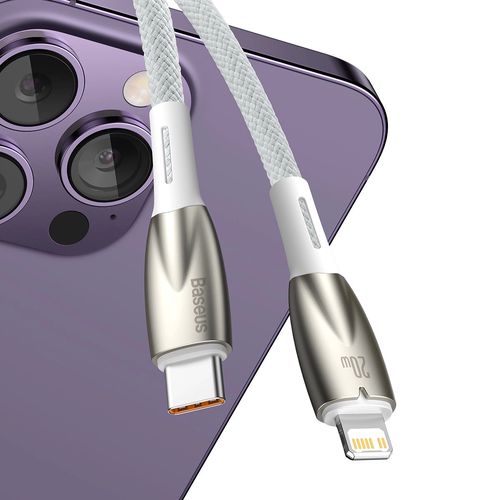 Baseus CADH000002 Lightning - USB-C PD cable 20W 480Mb/s 1m - white, Baseus 6932172617868 6932172617868