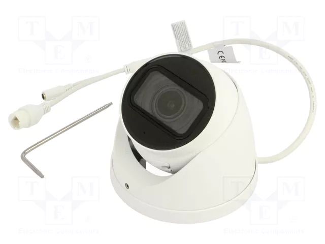 Camera: CCTV IP; twistable; 4Mpx; Dim: Ø122x108.3mm; IP67; 12VDC DAHUA 6923172545145