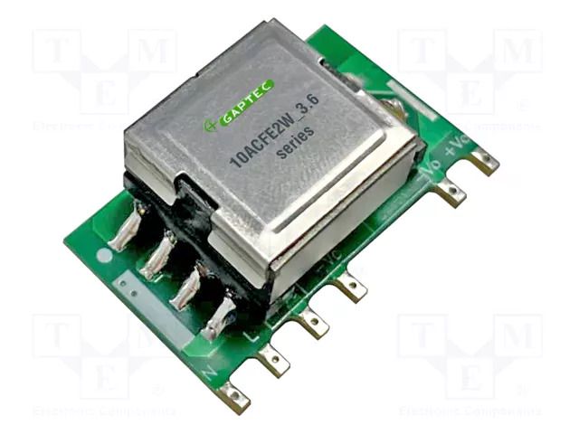 Converter: AC/DC; 10W; Uin: 85÷305VAC,120÷430VDC; Uout: 5VDC; OUT: 1 GAPTEC Electronic 10ACFE2W-05S3.6