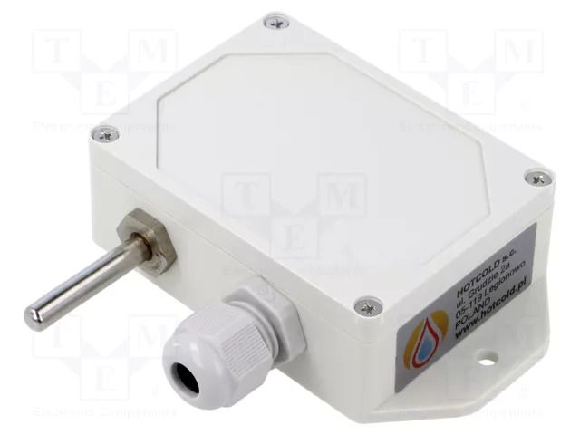 Converter: temperature; 24VDC; 24VAC; IN 1: Pt100; 112x62x32mm HOTCOLD HCC04/MOD/-50-100C