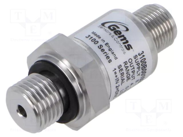 Converter: pressure; 0÷10bar; 8÷30VDC; 4÷20mA; relative pressure GEMS SENSORS 3100B0010G05E000
