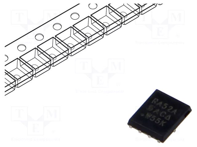 Transistor: N-MOSFET; TrenchFET®; unipolar; 40V; 105A; Idm: 200A VISHAY SIRA52ADP-T1-RE3