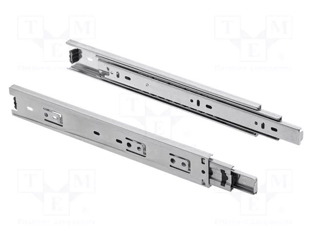 Ball guide; zinc plated steel; L: 600mm; 30kg; H: 45mm GTV Poland GTV-PK-0H45600HK