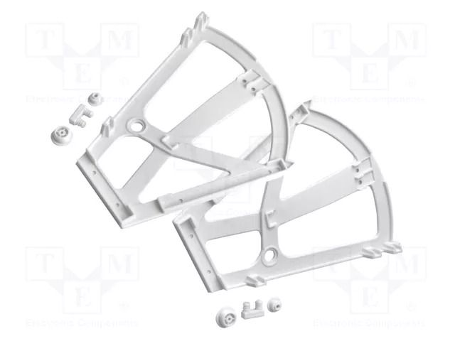 Furniture hinge; white; shelf for shoes GTV Poland GTV-WW-ZWBUT2-10