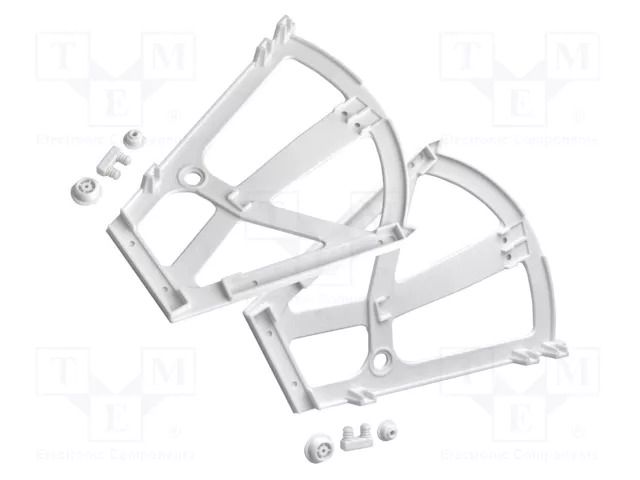 Furniture hinge; black; shelf for shoes GTV Poland GTV-WW-ZWBUT2-20