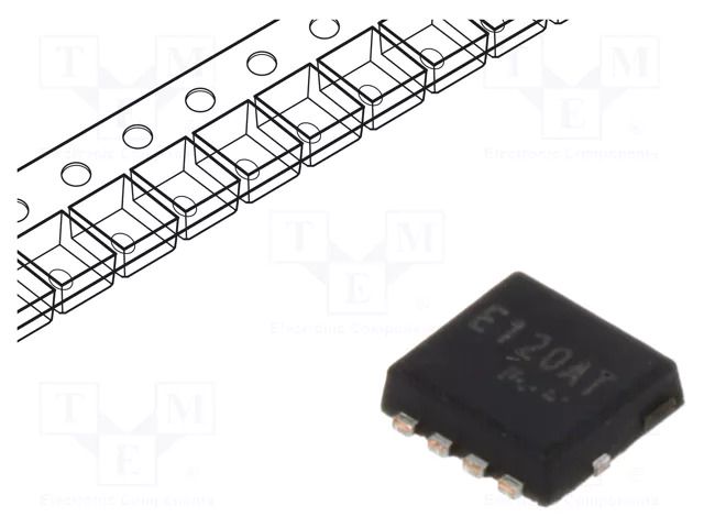Transistor: P-MOSFET; unipolar; -30V; -39A; Idm: -48A; 20W; HSMT8 ROHM SEMICONDUCTOR RQ3E120ATTB