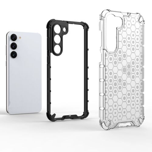 Honeycomb case for Samsung Galaxy S23+ armored hybrid cover transparent, Hurtel 5907769352195 5907769352195