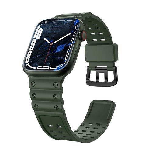 Strap Triple Protection Apple Watch SE strap, 9, 8, 7, 6, 5, 4, 3, 2, 1 (41, 40, 38 mm) band bracelet green, Hurtel 5907769354205 5907769354205