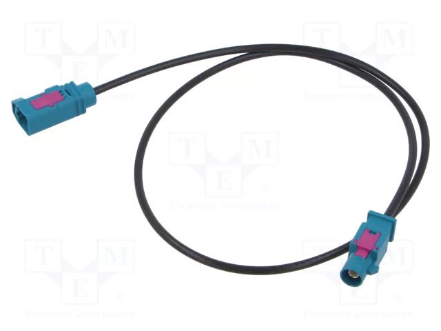 Cable; 500mm; Fakra male,Fakra female; straight MTA 7132081