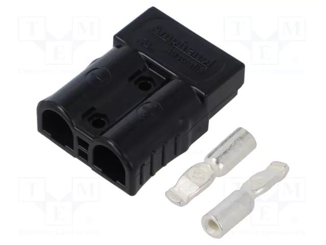 Connector: DC supply; plug; hermaphrodite; AXC50; 600V; PIN: 2; 50A AMPHENOL AXC500H10