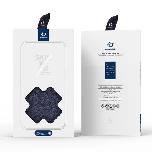 Dux Ducis Skin X2 case Samsung Galaxy S23+ flip case wallet stand blue, Dux Ducis 6934913031438 6934913031438