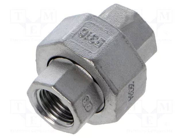 Splice terminal: double connector; max.10.5bar; Thread: G 1/4" GEBO 6340-014