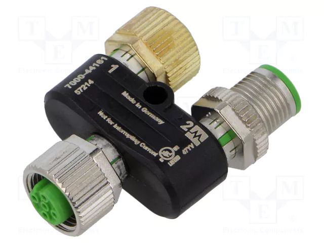 Adapter; M12; PIN: 5; 5VDC; 0.0125A; 7000; IP67; -30÷85°C MURRELEKTRONIK 7000-44161-0000000