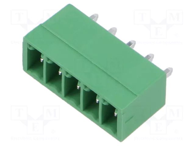 Connector: pluggable terminal block; socket; male; 8A; 160V; PIN: 5 PHOENIX CONTACT MCV1.5/5-G-3.5