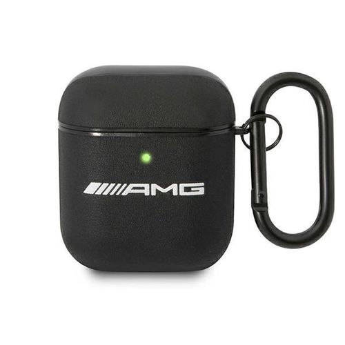 AMG AMA2SLWK AirPods cover black/black Leather, Mercedes 3666339069261 3666339069261