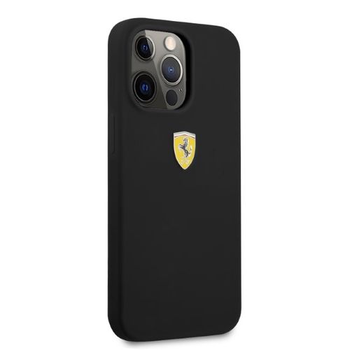 Ferrari FESSIHMP13LBK iPhone 13 Pro / 13 6.1&quot; black/black hardcase Silicone MagSafe, Ferrari 3666339059552 3666339059552
