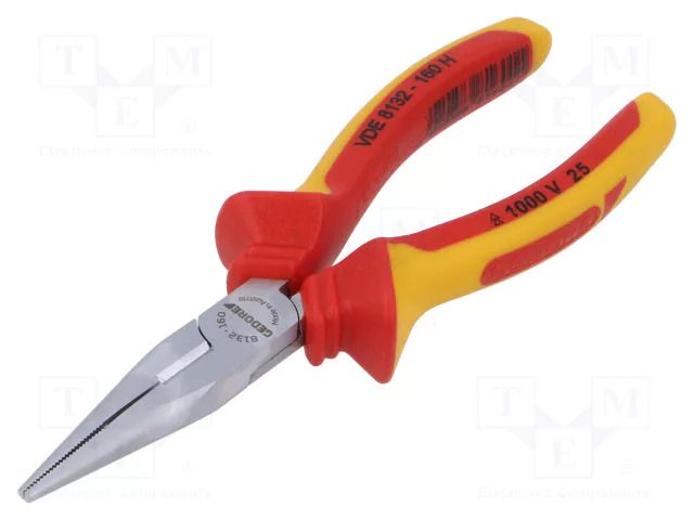 Pliers; cutting,insulated,round; 160mm; steel GEDORE GEDORE-1552112