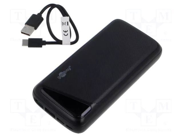 Re-battery: powerbank; 20000mAh GOOBAY GOOBAY-53939